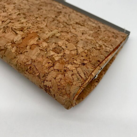 Unbranded Light Brown Corkscrew Clutch - Picture 7 of 10